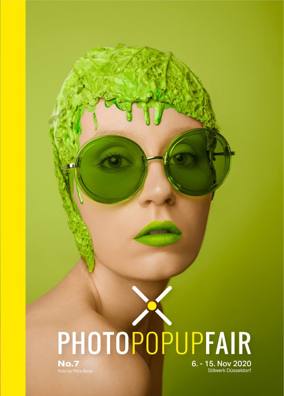 Image with green coloured head