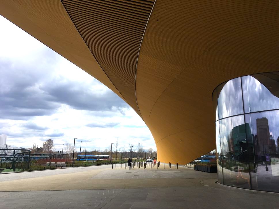 Library door way modern architecture