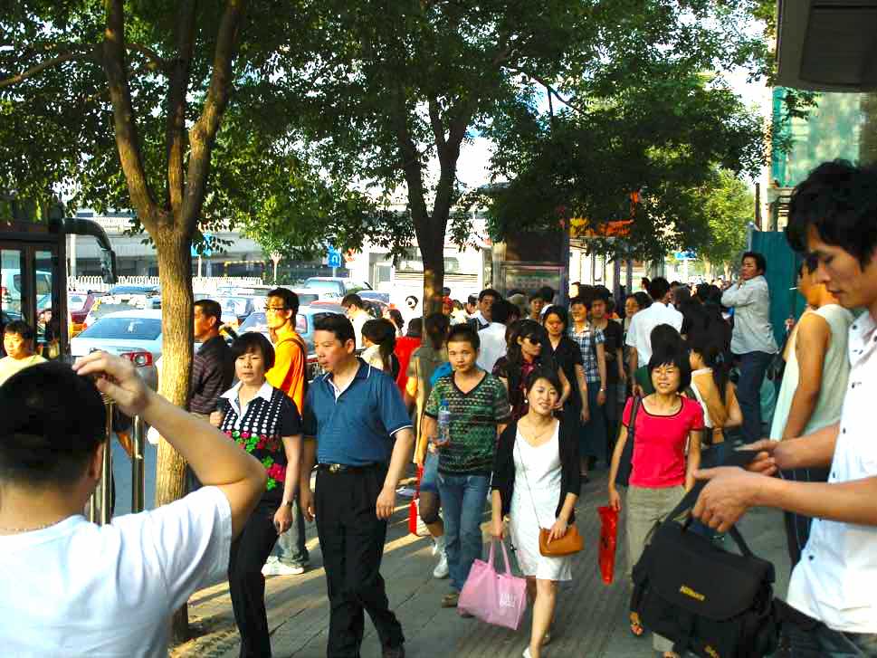 Pedestrians in China